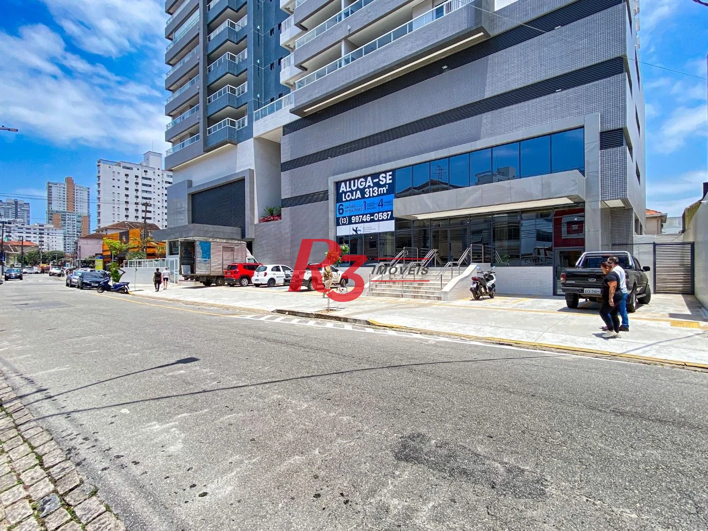 Apartamento para alugar, 81 m² por R$ 8.000,00/mês - Boqueirão - Santos/SP