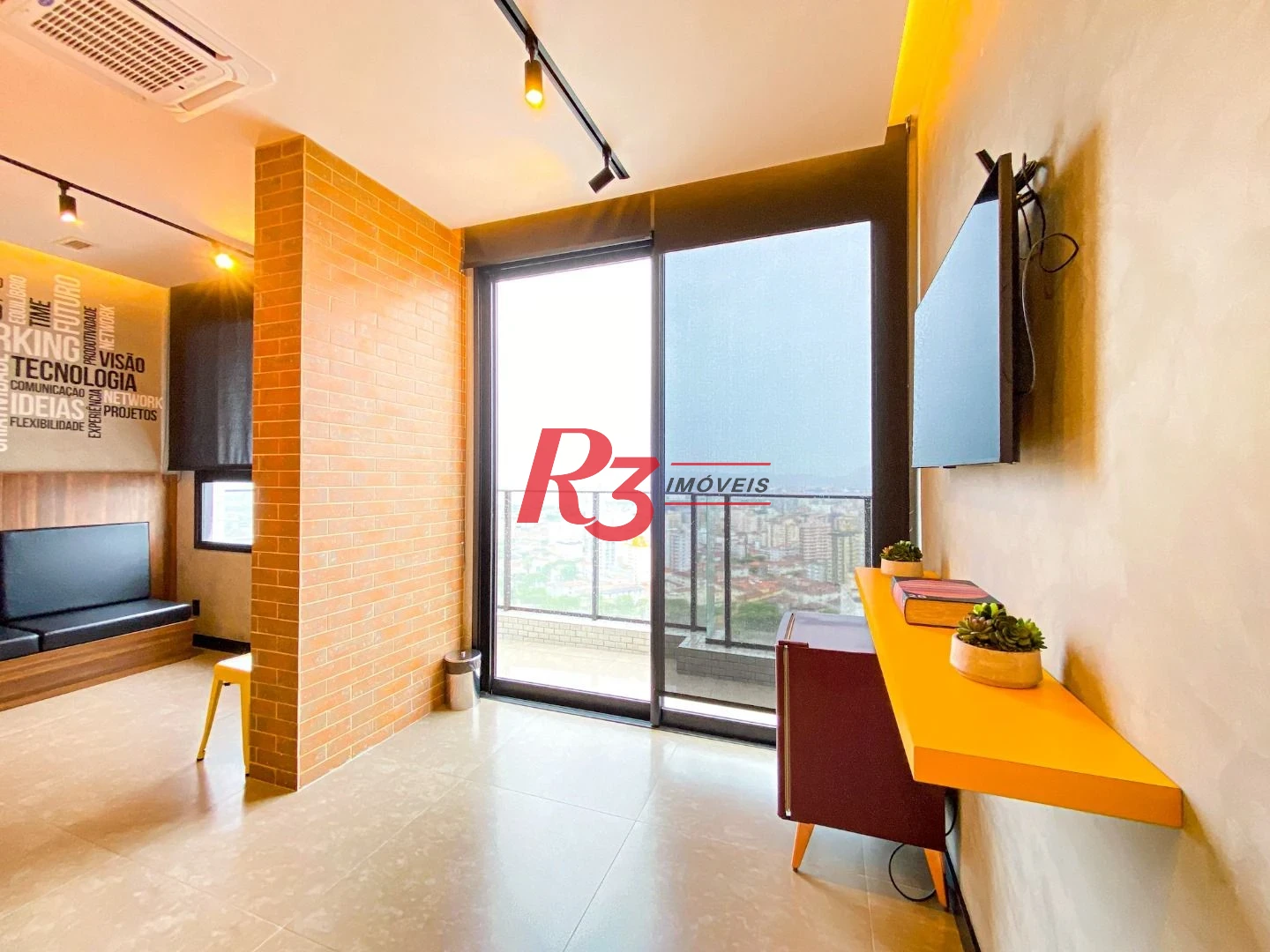 Apartamento com 1 dormitório para alugar, 54 m² por R$ 6.500,02/mês - Boqueirão - Santos/SP