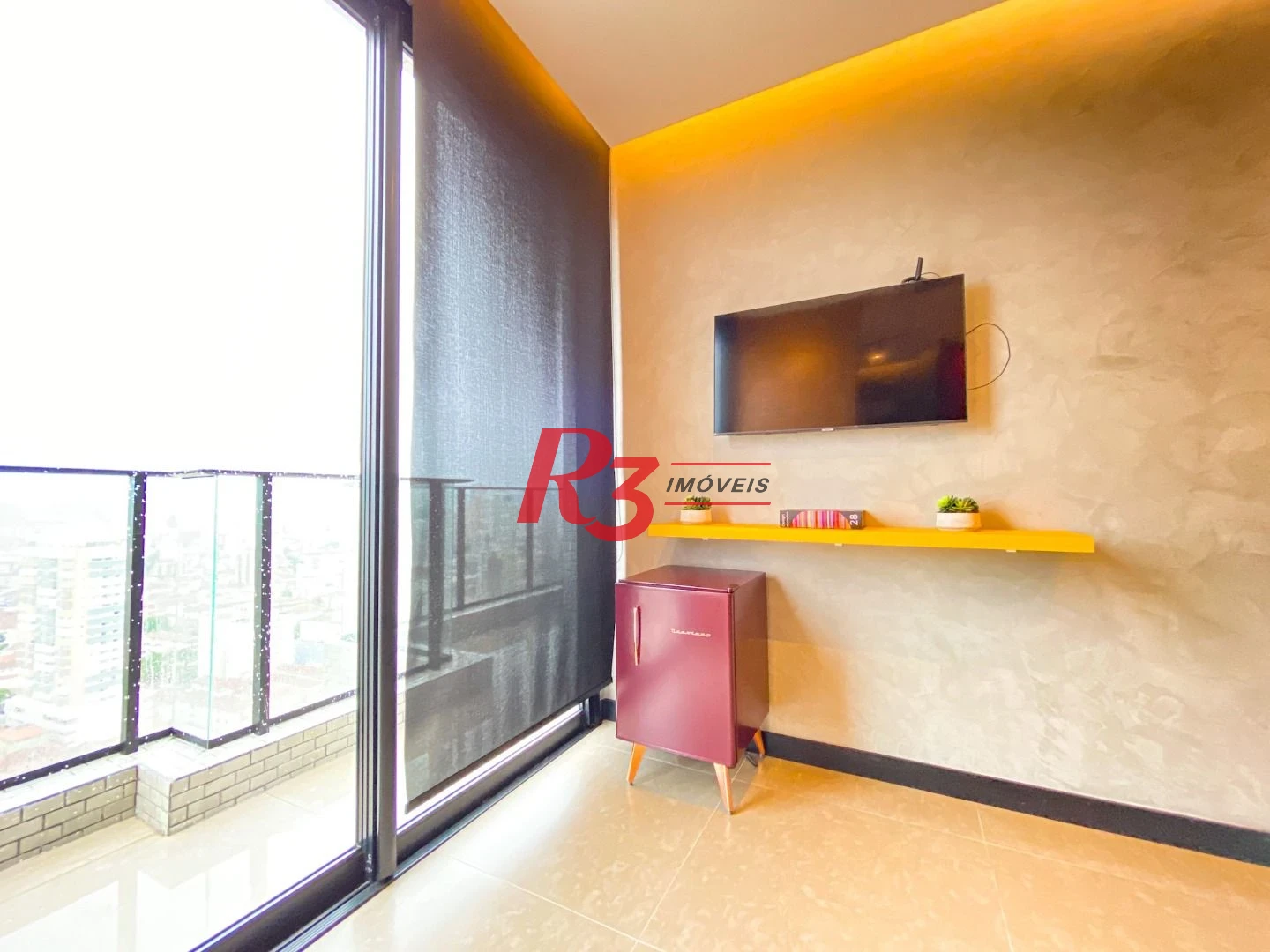 Apartamento com 1 dormitório para alugar, 54 m² por R$ 6.500,02/mês - Boqueirão - Santos/SP