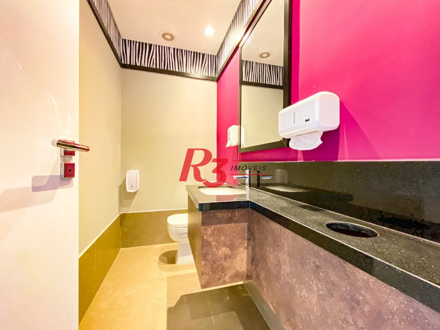 Apartamento com 1 dormitório para alugar, 54 m² por R$ 6.500,02/mês - Boqueirão - Santos/SP