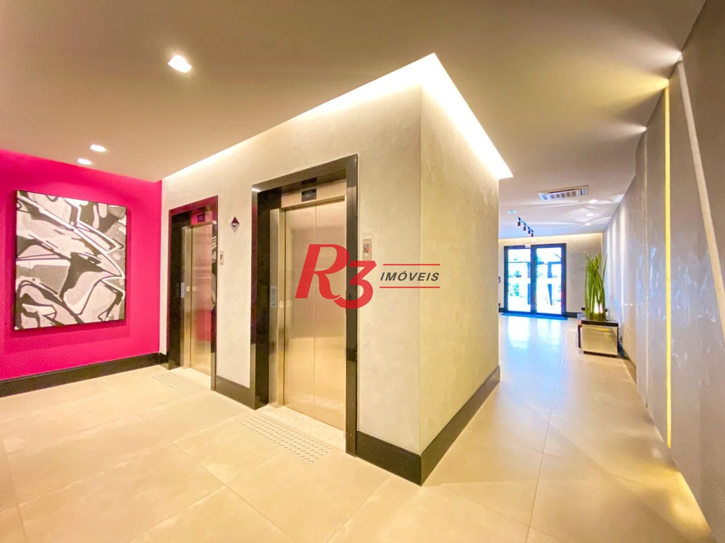 Apartamento com 1 dormitório para alugar, 54 m² por R$ 6.500,02/mês - Boqueirão - Santos/SP