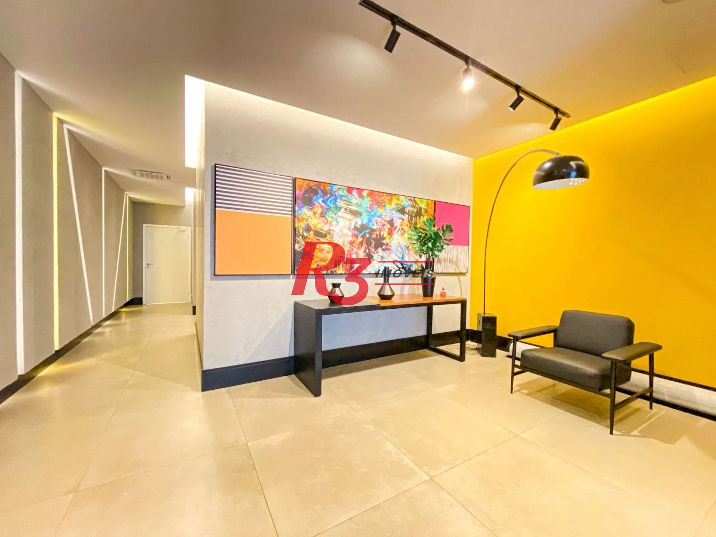 Apartamento com 1 dormitório para alugar, 54 m² por R$ 6.500,02/mês - Boqueirão - Santos/SP