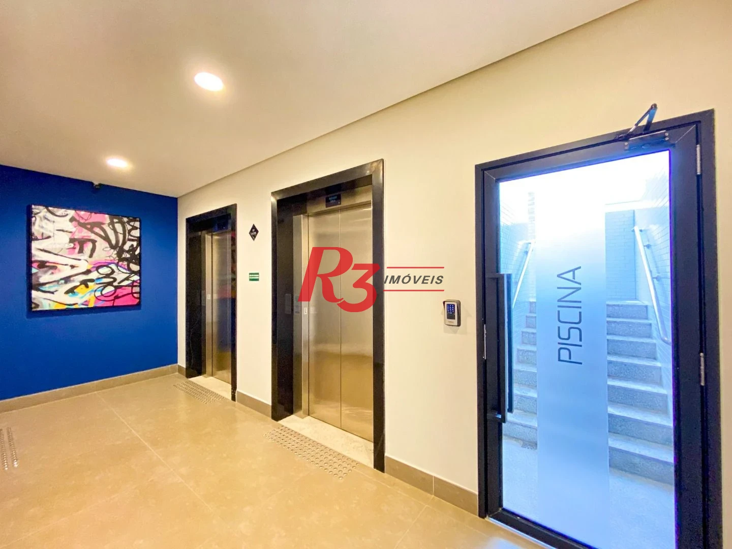 Apartamento com 1 dormitório para alugar, 54 m² por R$ 6.500,02/mês - Boqueirão - Santos/SP