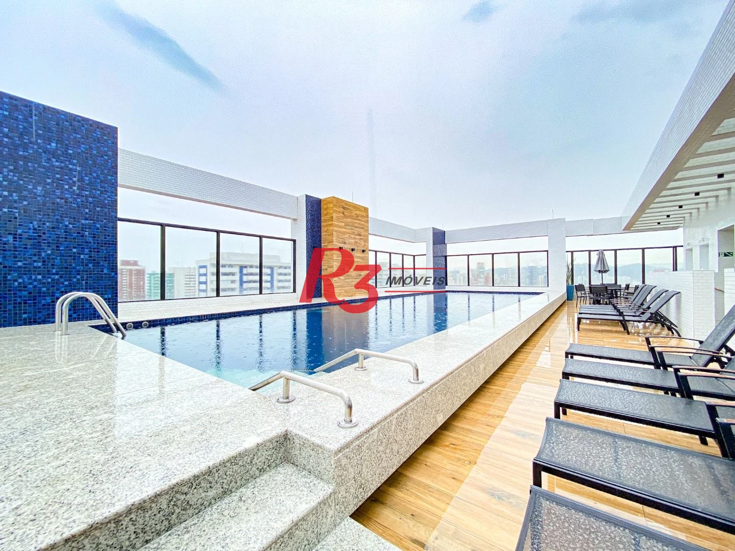 Apartamento com 1 dormitório para alugar, 54 m² por R$ 6.500,02/mês - Boqueirão - Santos/SP