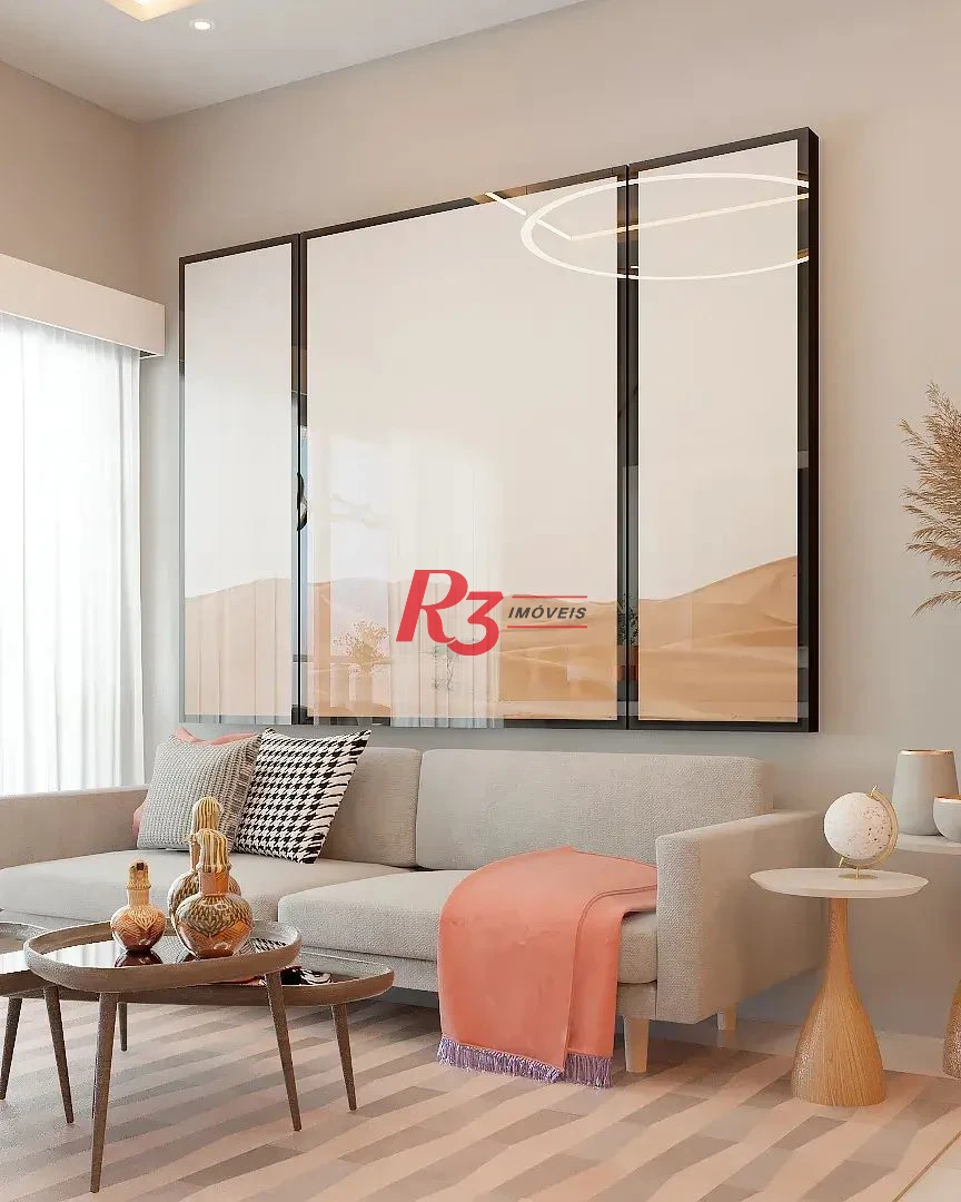 Apartamento com 2 dormitórios à venda, 83 m² por R$ 1.450.000,00 - Embaré - Santos/SP