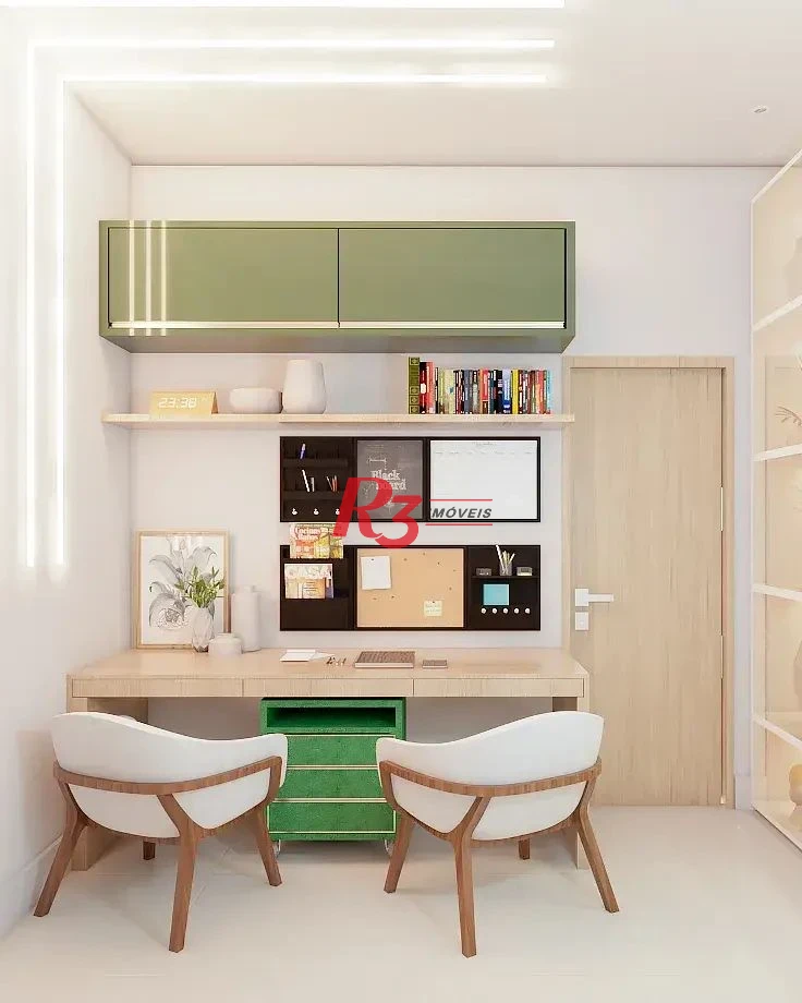 Apartamento com 2 dormitórios à venda, 83 m² por R$ 1.450.000,00 - Embaré - Santos/SP