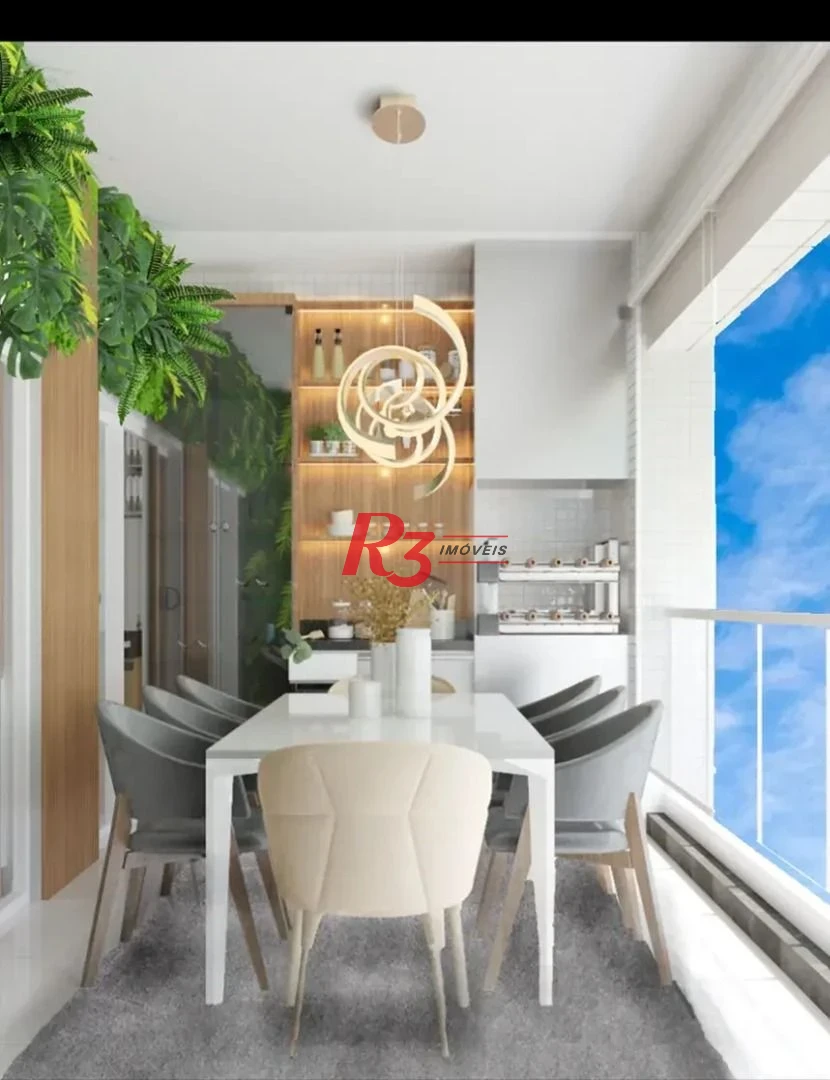 Apartamento com 2 dormitórios à venda, 83 m² por R$ 1.450.000,00 - Embaré - Santos/SP