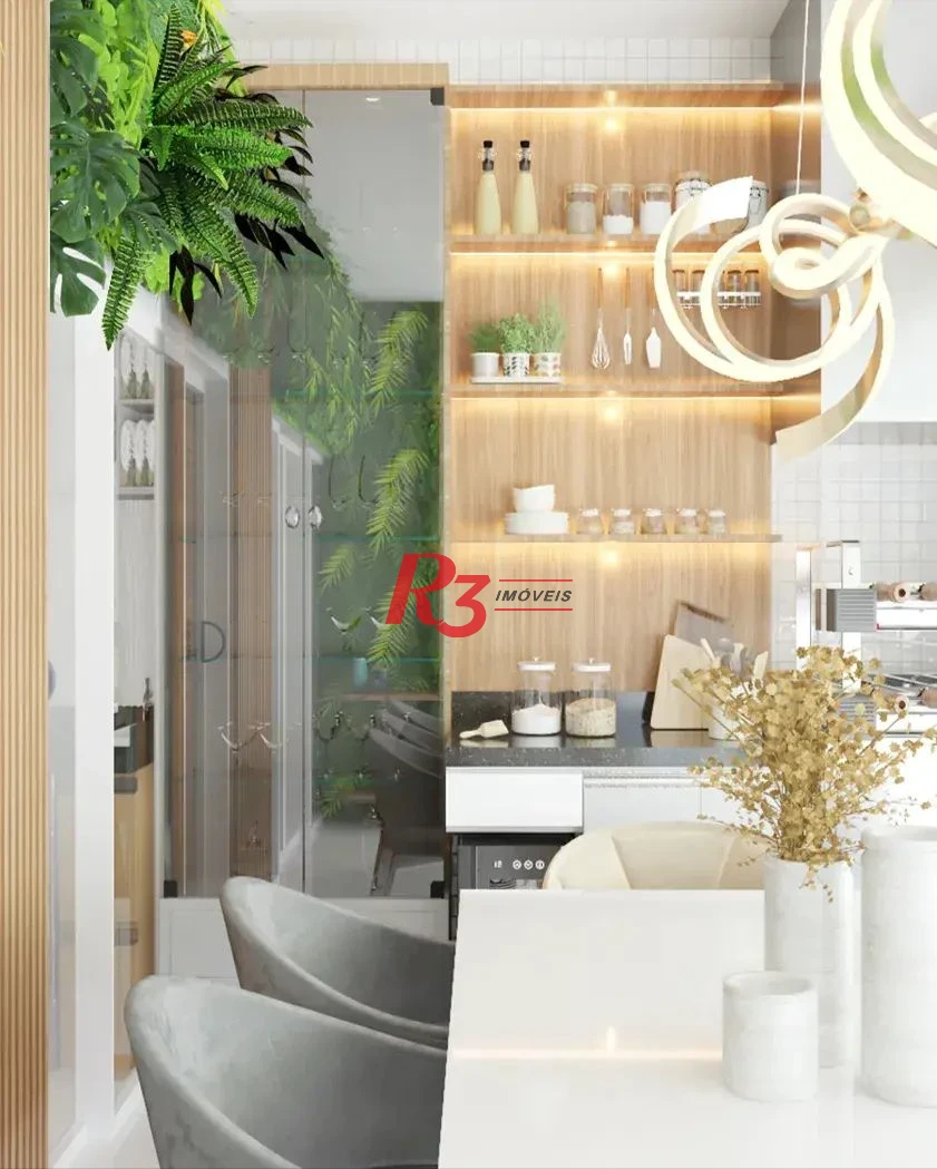 Apartamento com 2 dormitórios à venda, 83 m² por R$ 1.450.000,00 - Embaré - Santos/SP