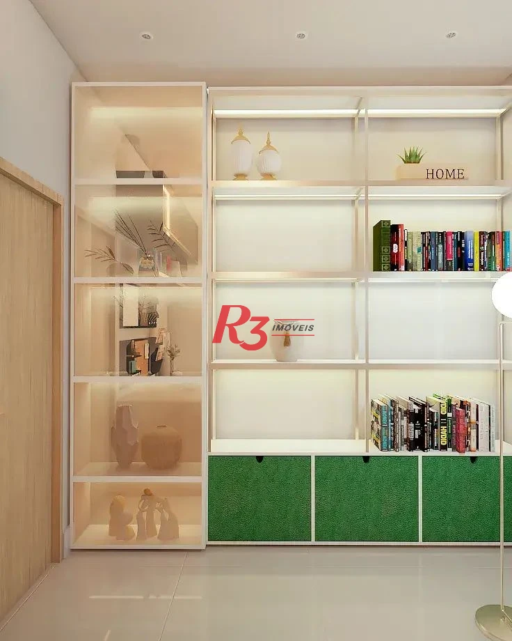 Apartamento com 2 dormitórios à venda, 83 m² por R$ 1.450.000,00 - Embaré - Santos/SP