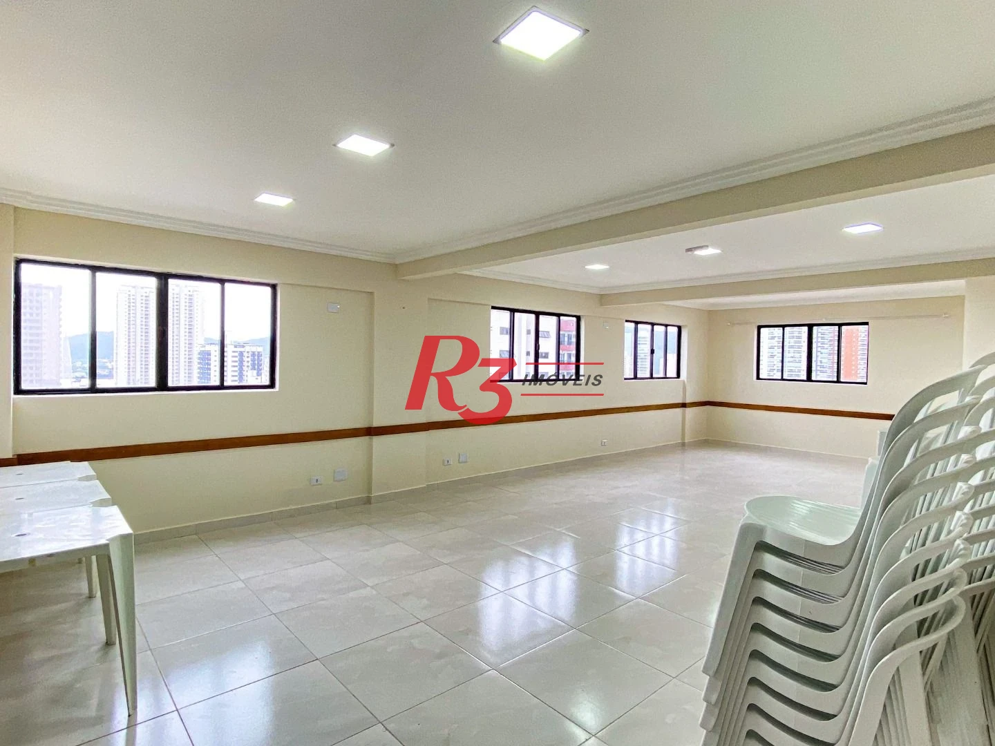 Apartamento com 1 dormitório para alugar, 55 m² por R$ 3.800,00/mês - Ponta da Praia - Santos/SP