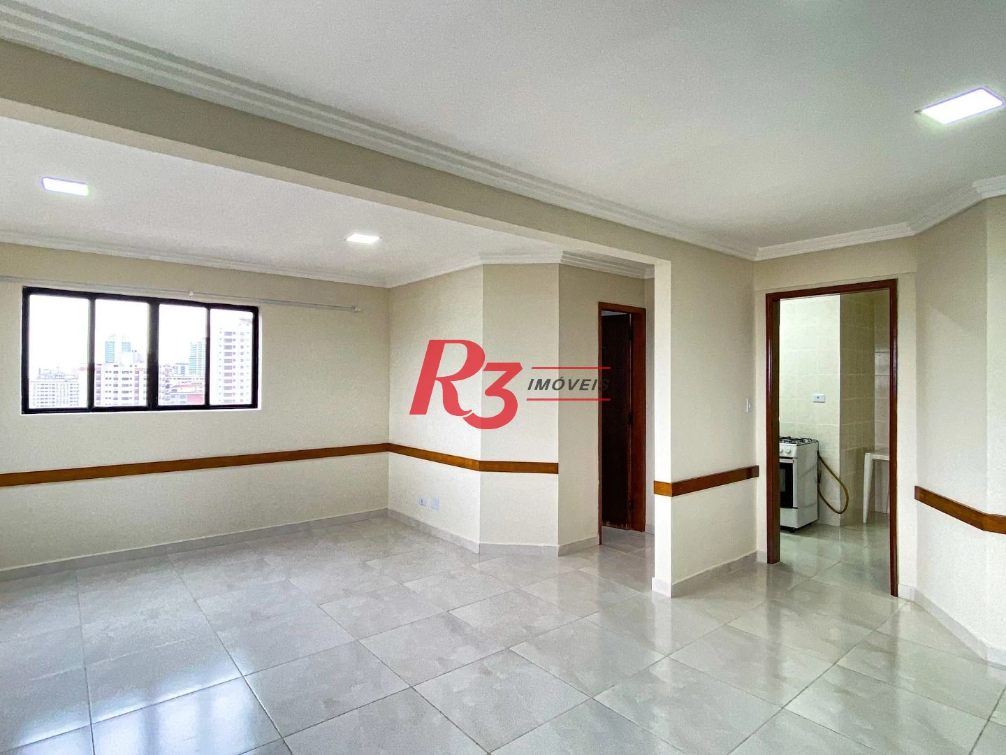 Apartamento com 1 dormitório para alugar, 55 m² por R$ 3.800,00/mês - Ponta da Praia - Santos/SP