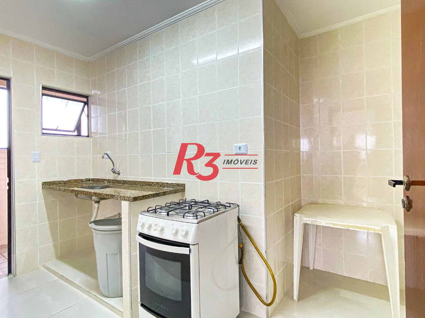 Apartamento com 1 dormitório para alugar, 55 m² por R$ 3.800,00/mês - Ponta da Praia - Santos/SP