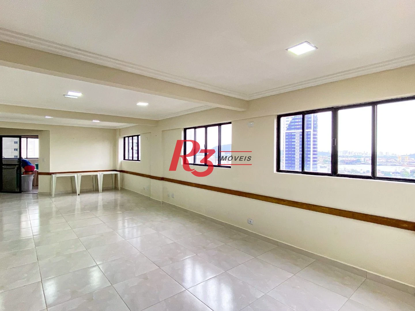 Apartamento com 1 dormitório para alugar, 55 m² por R$ 3.800,00/mês - Ponta da Praia - Santos/SP