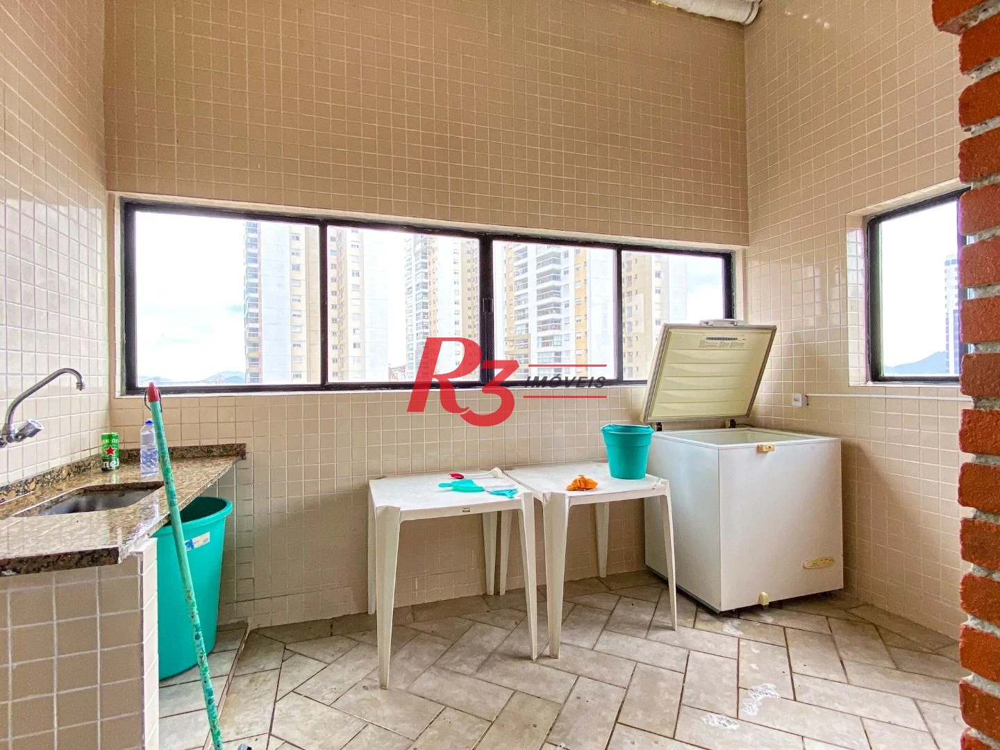 Apartamento com 1 dormitório para alugar, 55 m² por R$ 3.800,00/mês - Ponta da Praia - Santos/SP