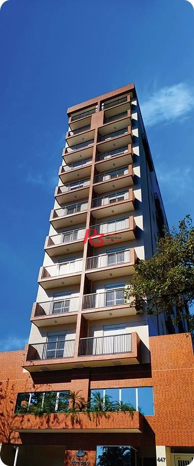 Apartamento com 2 dormitórios para alugar, 67 m² por R$ 4.000,00/mês - Encruzilhada - Santos/SP