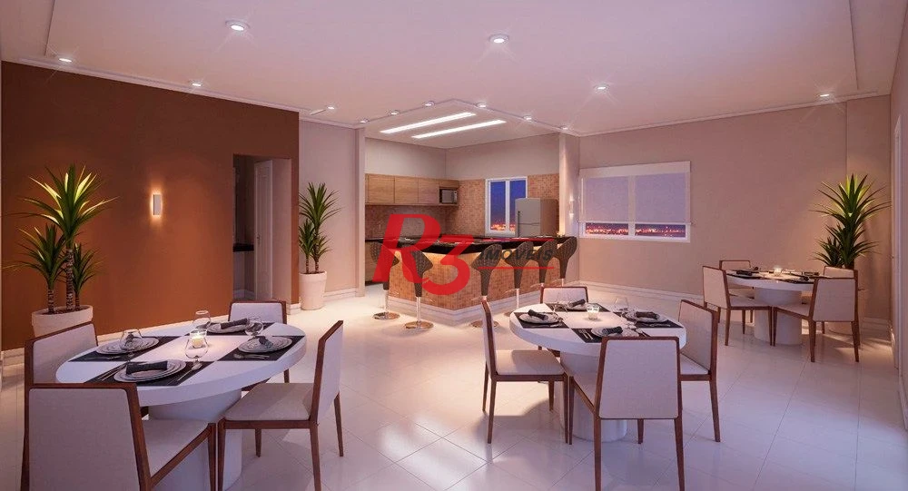 Apartamento com 2 dormitórios para alugar, 67 m² por R$ 4.000,00/mês - Encruzilhada - Santos/SP