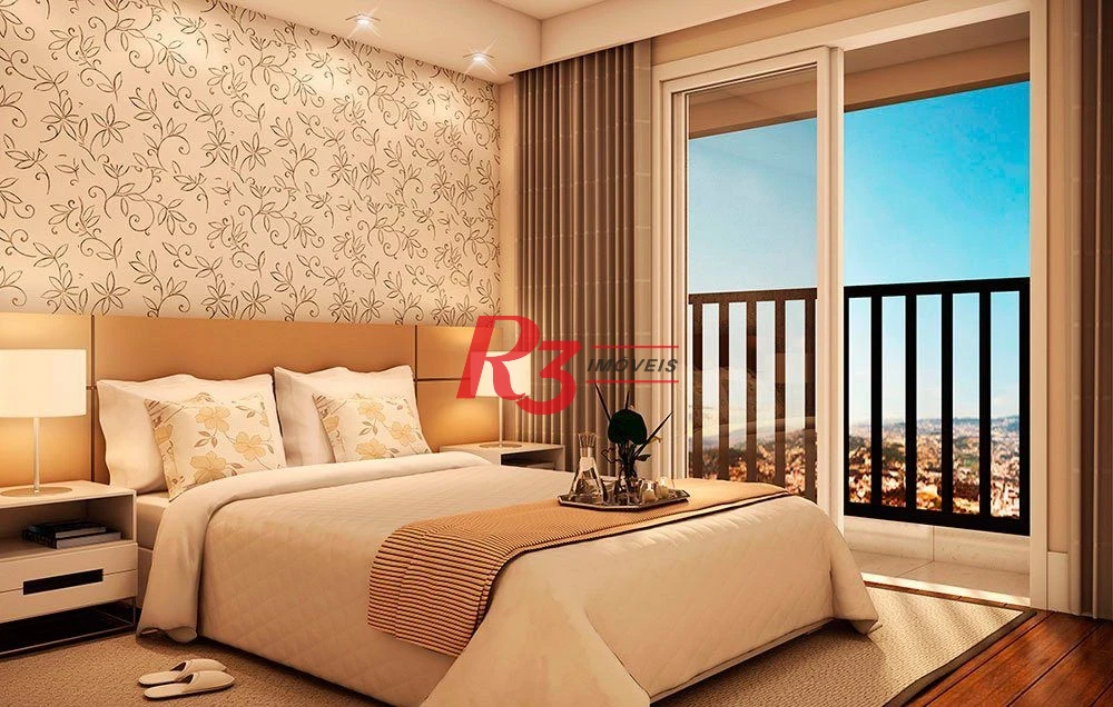 Apartamento com 2 dormitórios para alugar, 67 m² por R$ 4.000,00/mês - Encruzilhada - Santos/SP