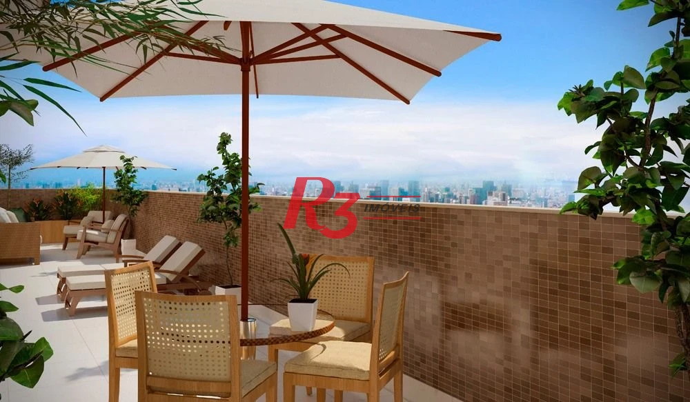 Apartamento com 2 dormitórios para alugar, 67 m² por R$ 4.000,00/mês - Encruzilhada - Santos/SP