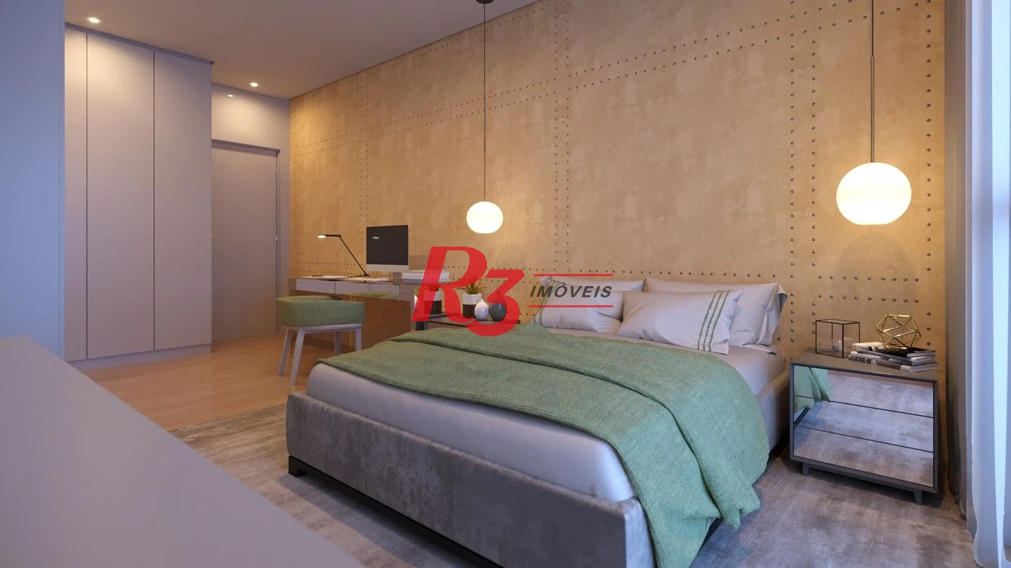 Apartamento com 3 suítes frente para o mar à venda, 218 m² por R$ 5.700.000 - Ponta da Praia - Santos/SP