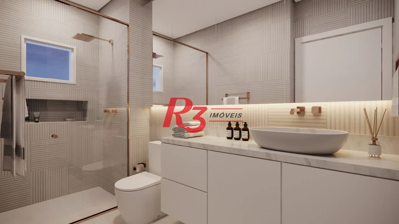 Apartamento com 3 suítes frente para o mar à venda, 218 m² por R$ 5.700.000 - Ponta da Praia - Santos/SP