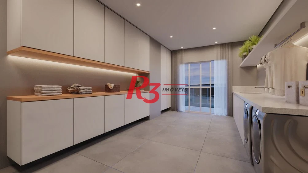 Apartamento com 3 suítes frente para o mar à venda, 218 m² por R$ 5.700.000 - Ponta da Praia - Santos/SP