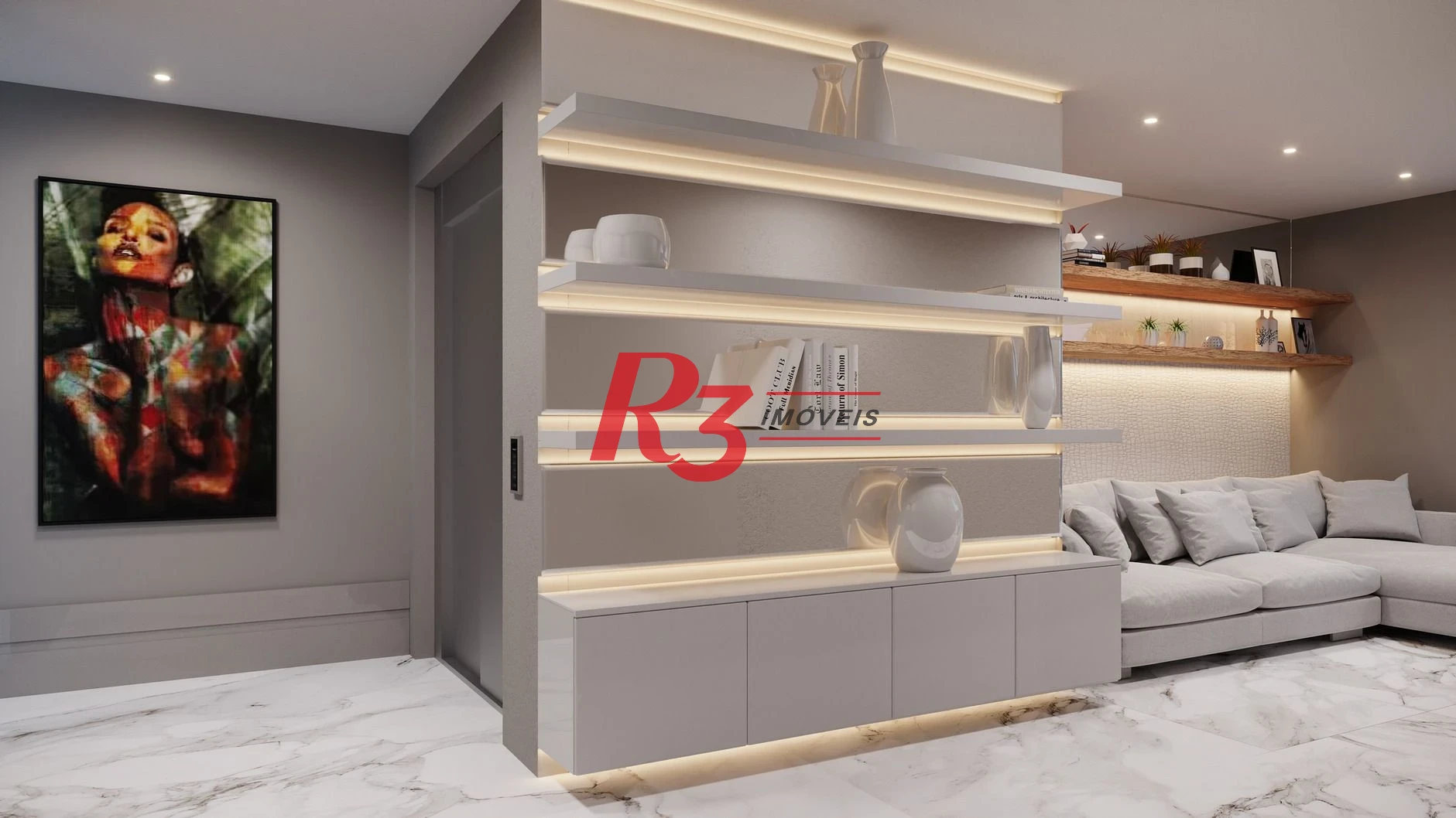 Apartamento com 3 suítes frente para o mar à venda, 218 m² por R$ 5.700.000 - Ponta da Praia - Santos/SP