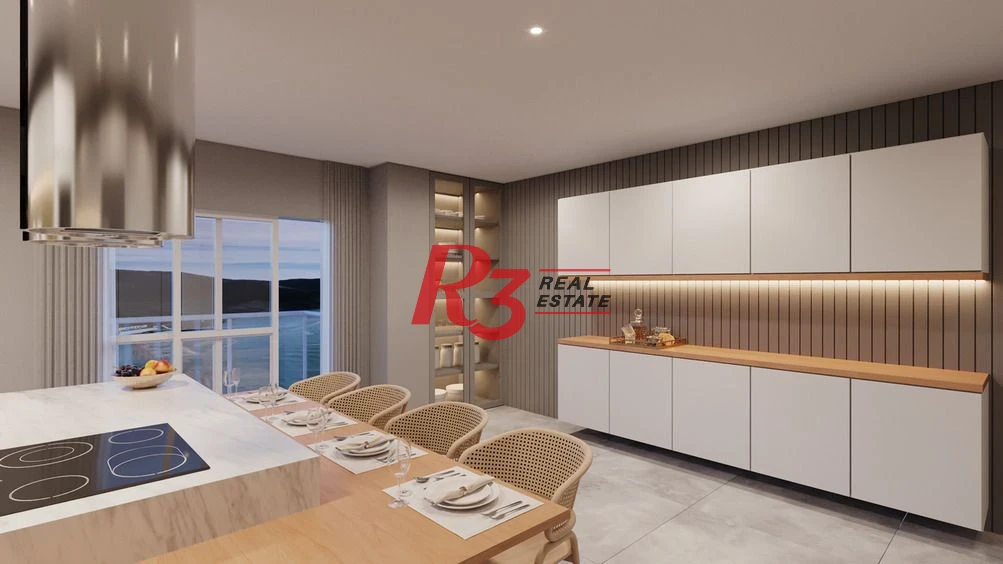 Apartamento com 4 dormitórios à venda, 291 m² por R$ 5.900.000,00 - Ponta da Praia - Santos/SP
