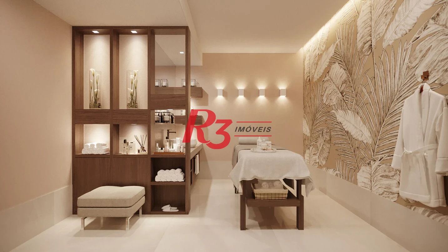 Apartamento com 3 suítes frente para o mar à venda, 218 m² por R$ 5.700.000 - Ponta da Praia - Santos/SP