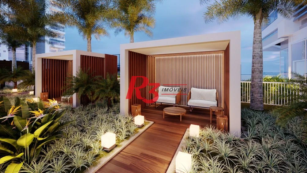 Apartamento com 3 suítes frente para o mar à venda, 218 m² por R$ 5.700.000 - Ponta da Praia - Santos/SP