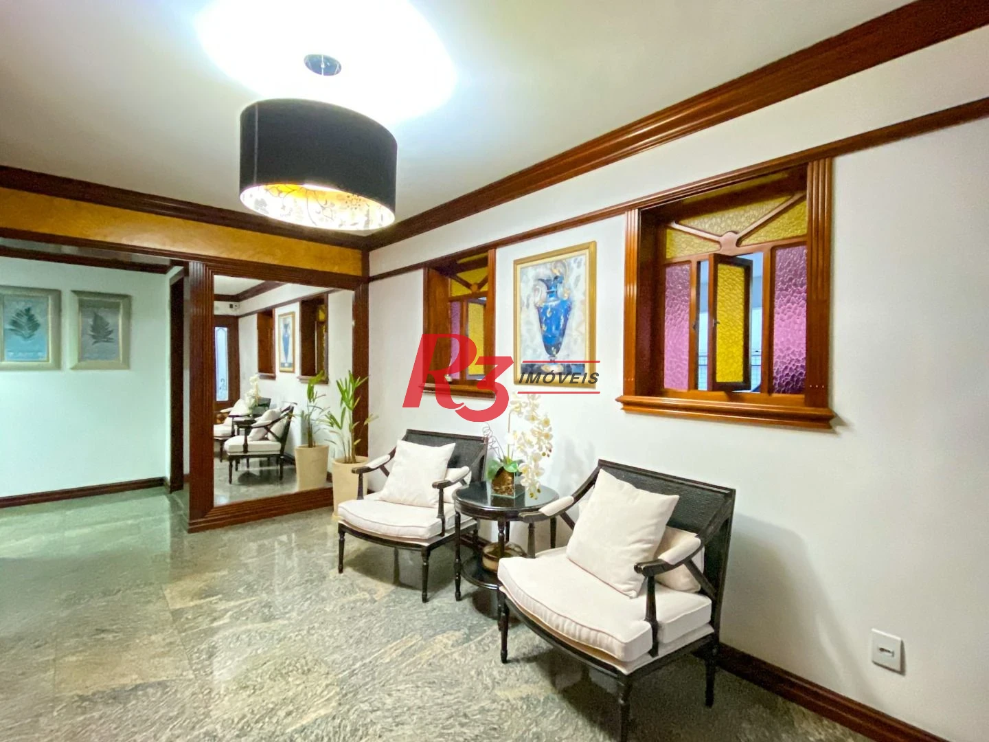 Apartamento com 2 dormitórios para alugar, 90 m² por R$ 4.500,00/mês - Campo Grande - Santos/SP