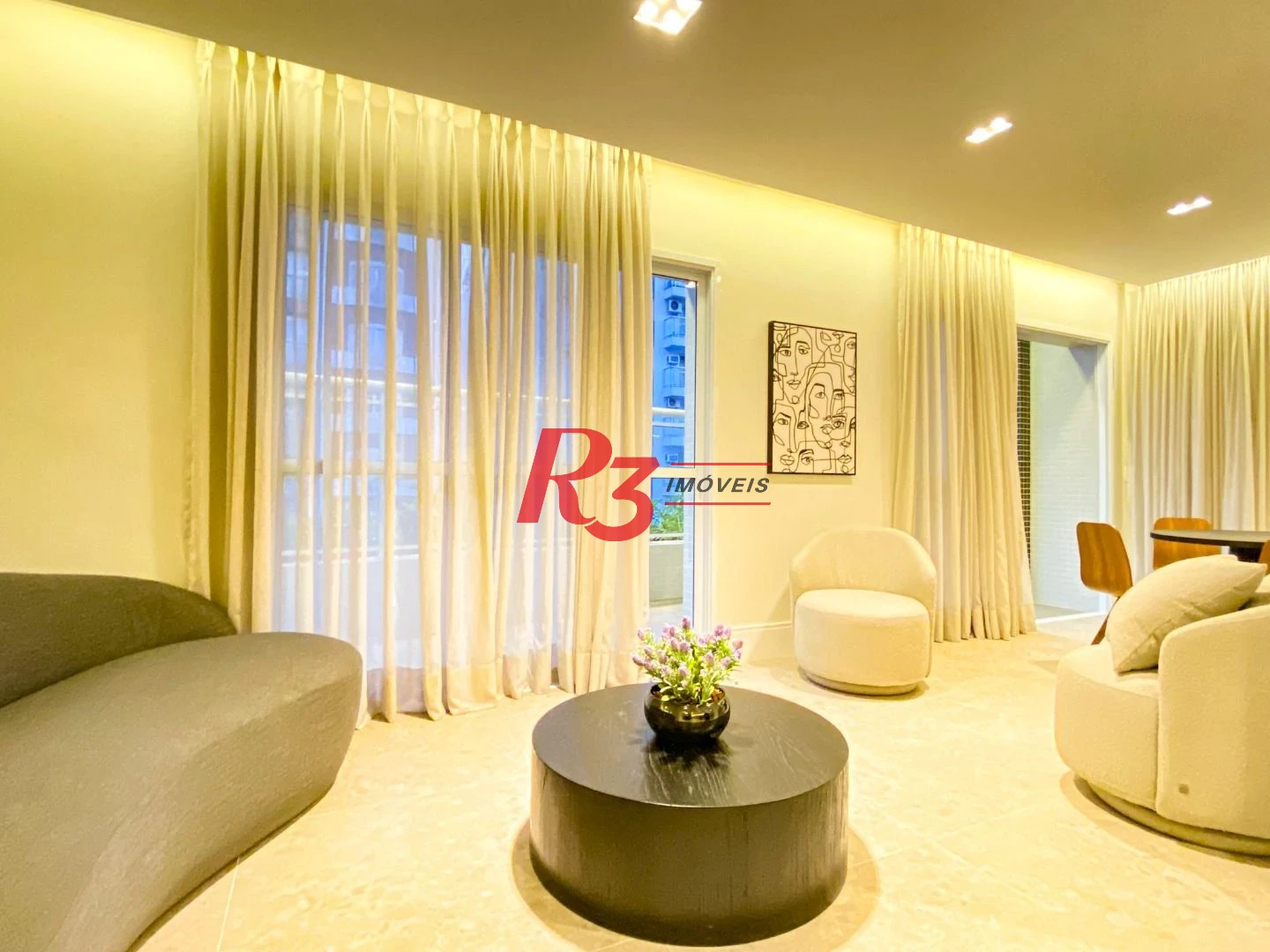 Apartamento com 2 dormitórios para alugar, 91 m² por R$ 8.000,00/mês - Boqueirão - Santos/SP