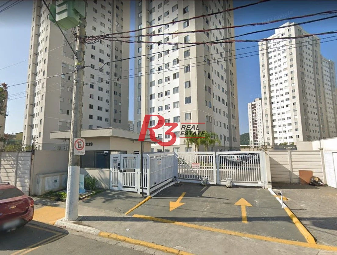 Apartamento com 2 dormitórios à venda, 45 m² por R$ 290.000,00 - Castelo - Santos/SP