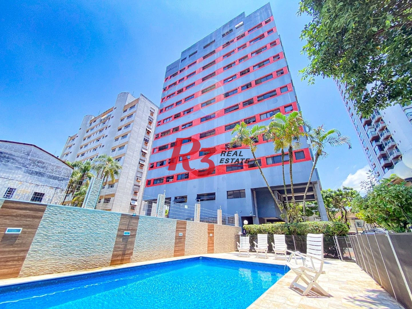 Apartamento com 3 dormitórios para alugar, 169 m² por R$ 6.000,00/mês - Boqueirão - Santos/SP