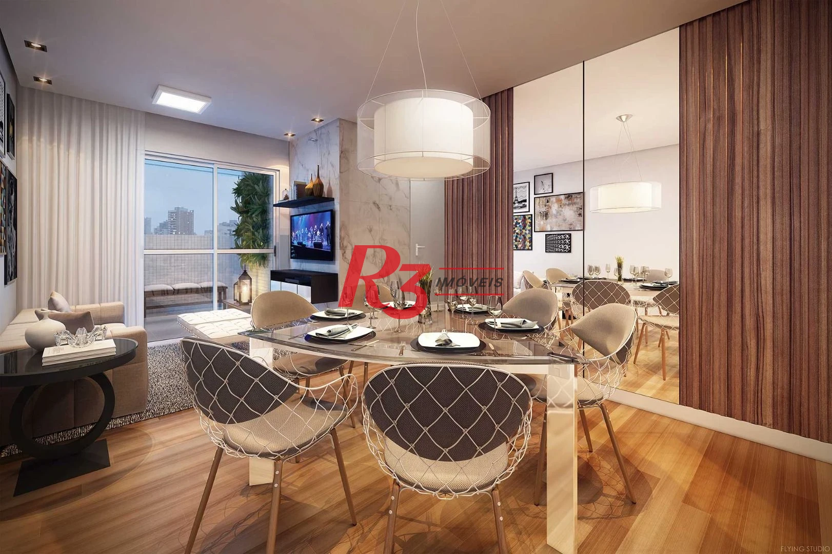 Apartamento com 2 dormitórios para alugar, 66 m² por R$ 6.009,86/mês - Boqueirão - Santos/SP