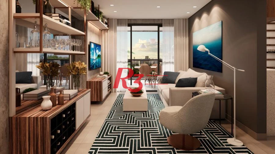 Apartamento à venda, 83 m² por R$ 1.250.000,00 - Aparecida - Santos/SP