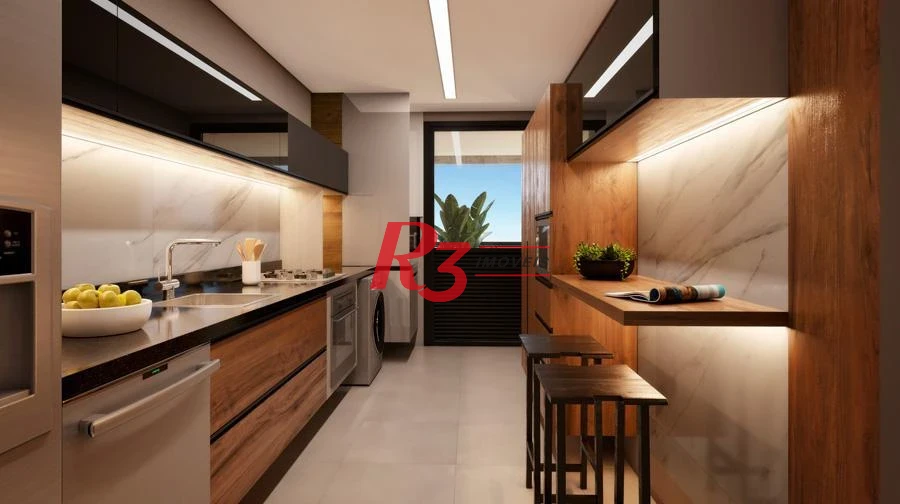 Apartamento à venda, 83 m² por R$ 1.250.000,00 - Aparecida - Santos/SP