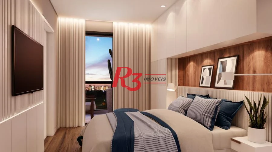 Apartamento à venda, 83 m² por R$ 1.250.000,00 - Aparecida - Santos/SP