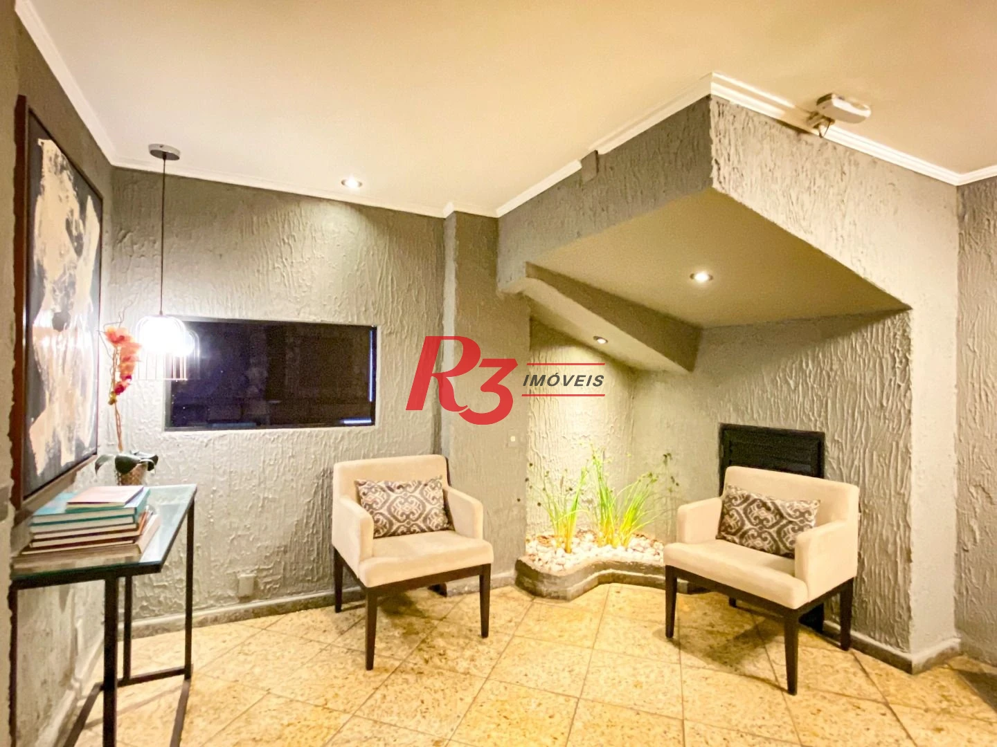 Apartamento com 1 dormitório para alugar, 48 m² por R$ 3.000,00/mês - Boqueirão - Santos/SP