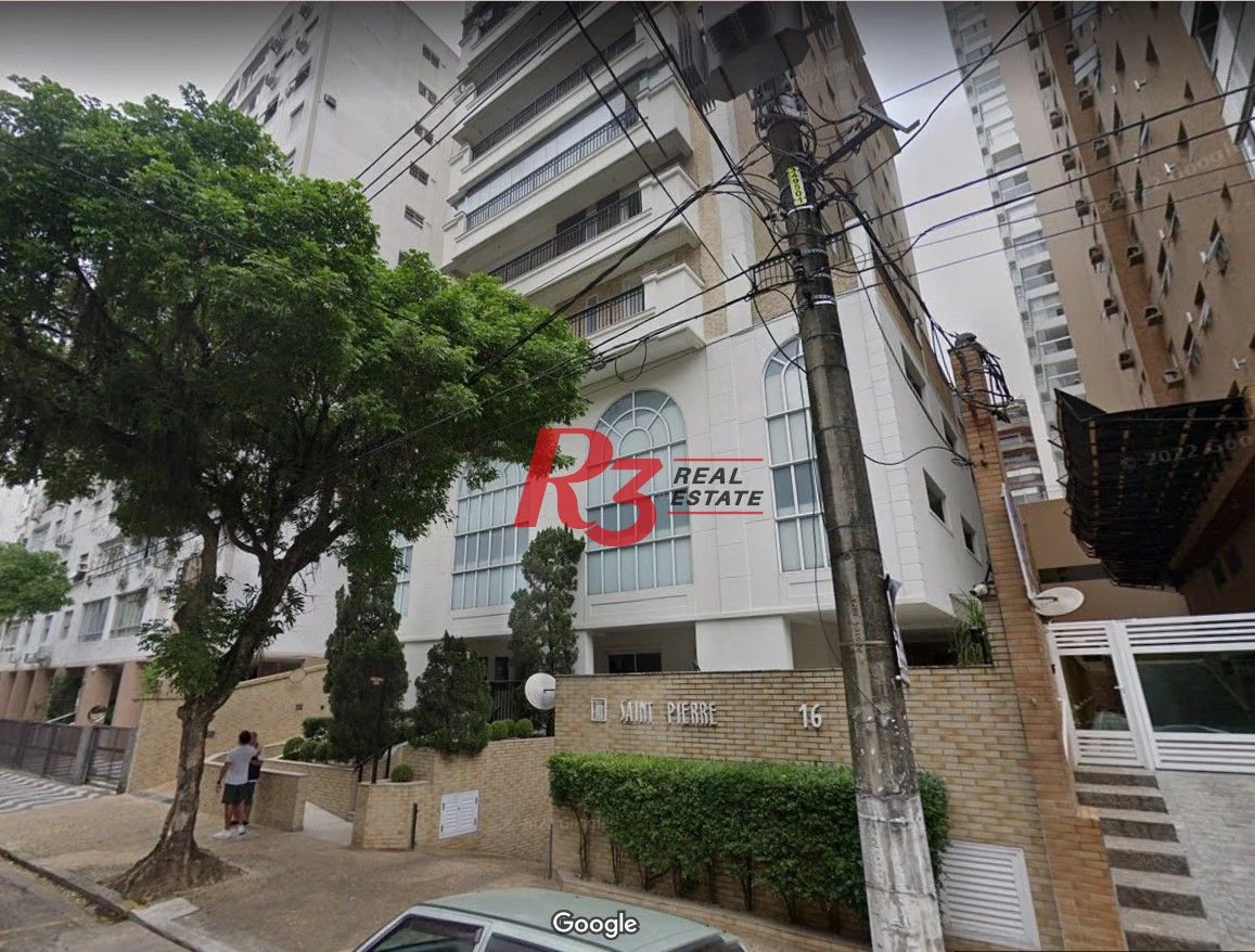 Apartamento Garden com 3 dormitórios à venda, 205 m² por R$ 2.350.000,00 - Gonzaga - Santos/SP