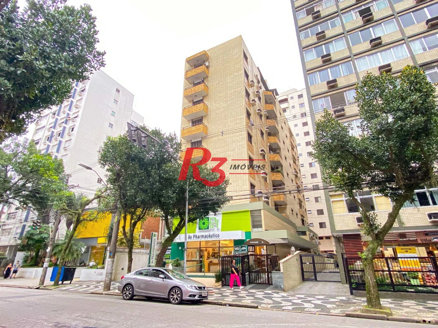Apartamento com 2 dormitórios para alugar, 113 m² por R$ 7.000,00/mês - Gonzaga - Santos/SP