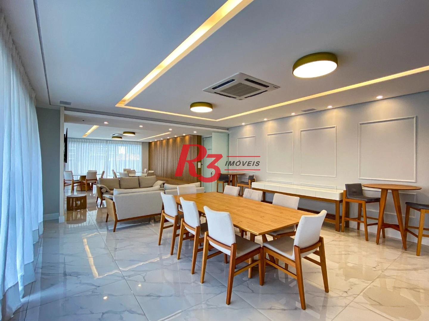 Apartamento Garden com 3 dormitórios à venda, 161 m² por R$ 3.200.000,00 - Boqueirão - Santos/SP