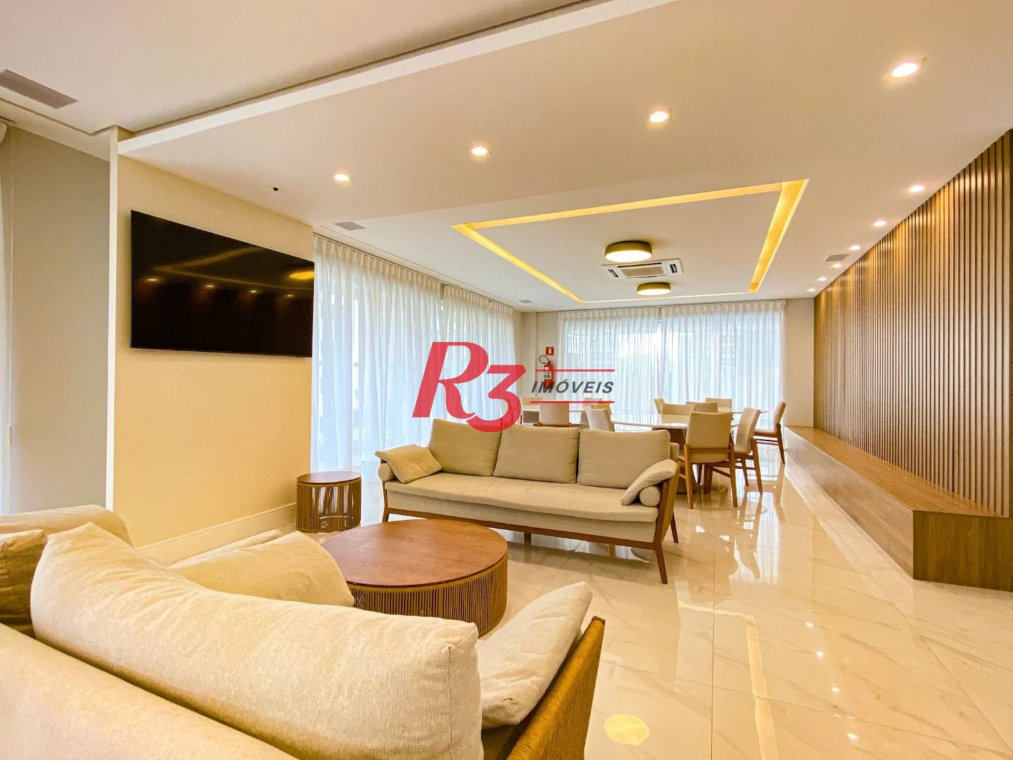 Apartamento Garden com 3 dormitórios à venda, 161 m² por R$ 3.200.000,00 - Boqueirão - Santos/SP