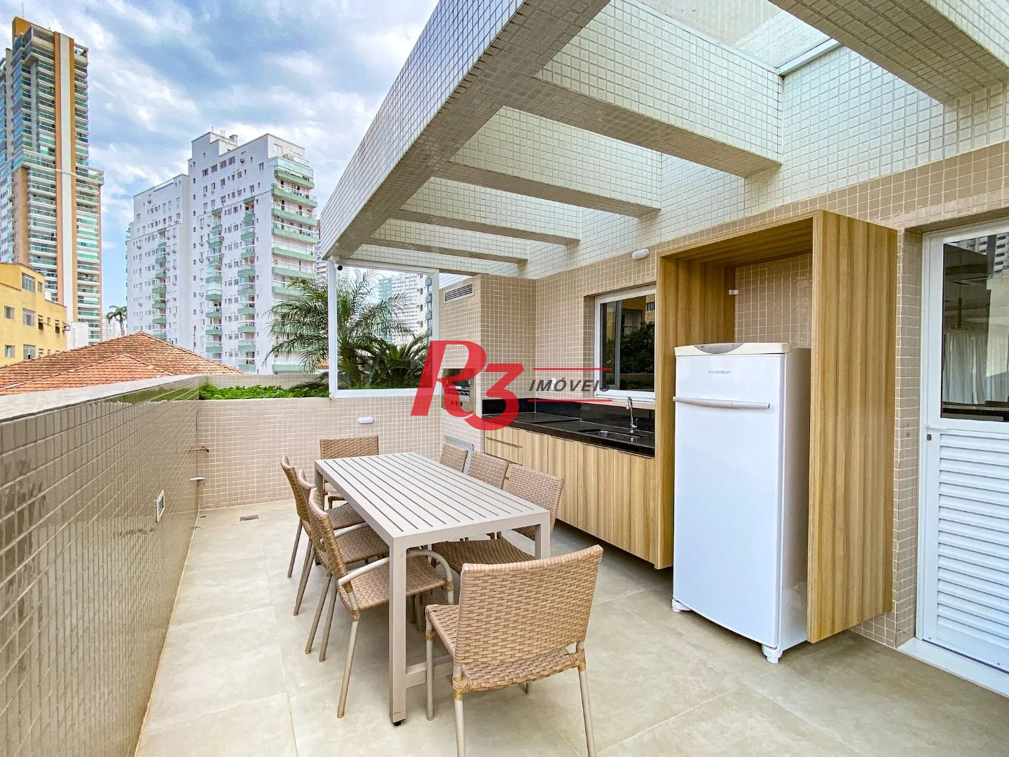 Apartamento Garden com 3 dormitórios à venda, 161 m² por R$ 3.200.000,00 - Boqueirão - Santos/SP