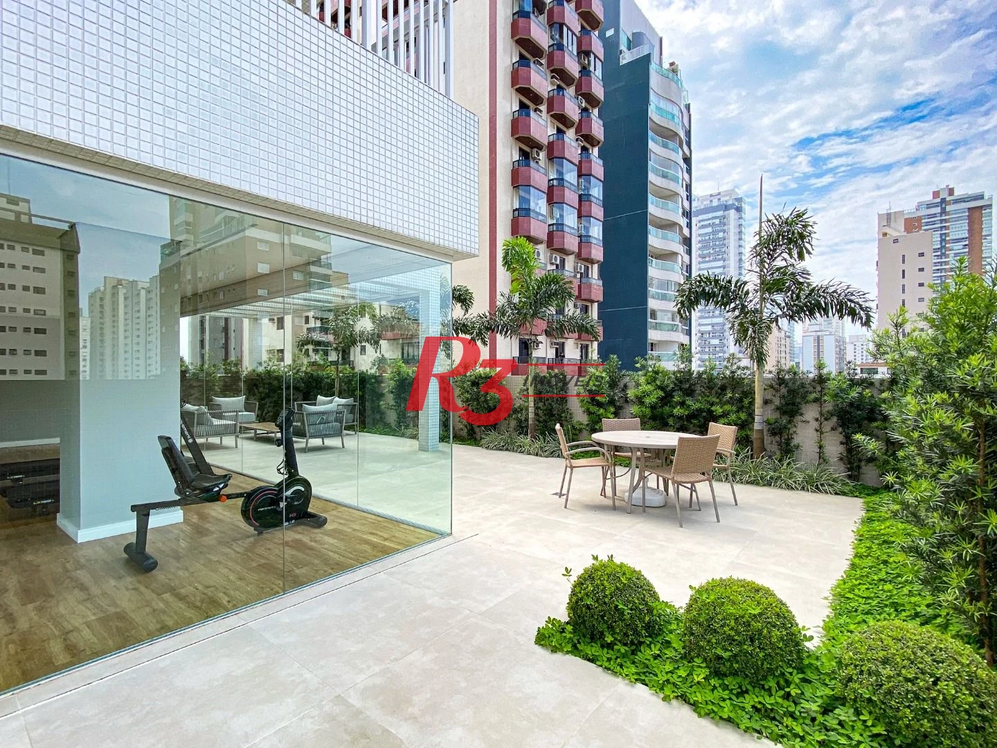 Apartamento Garden com 3 dormitórios à venda, 161 m² por R$ 3.200.000,00 - Boqueirão - Santos/SP