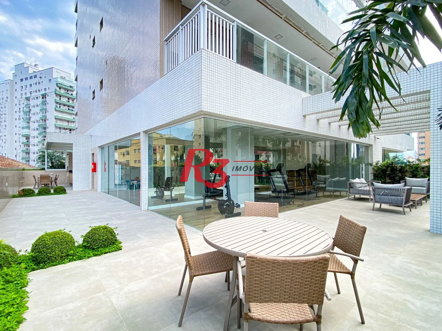 Apartamento Garden com 3 dormitórios à venda, 161 m² por R$ 3.200.000,00 - Boqueirão - Santos/SP