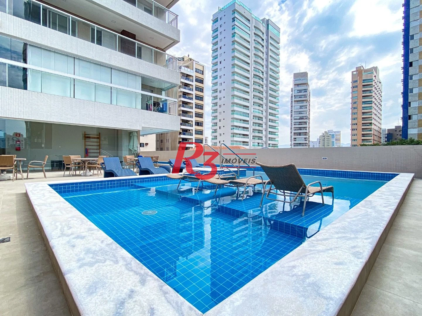 Apartamento Garden com 3 dormitórios à venda, 161 m² por R$ 3.200.000,00 - Boqueirão - Santos/SP