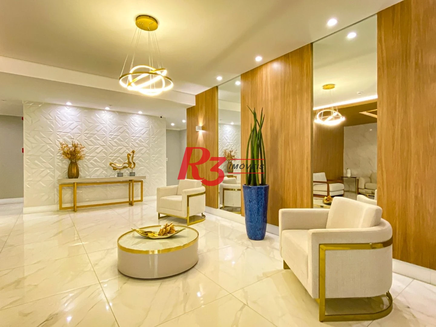 Apartamento Garden com 3 dormitórios à venda, 161 m² por R$ 3.200.000,00 - Boqueirão - Santos/SP