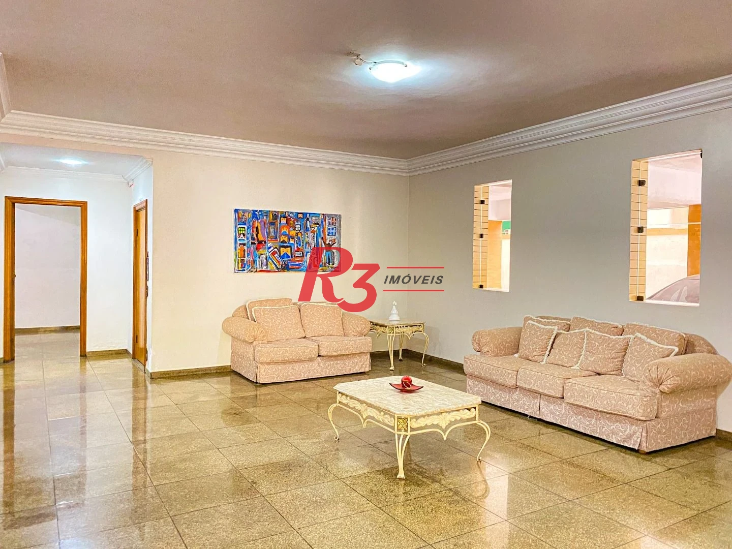 Apartamento com 3 dormitórios para alugar, 200 m² por R$ 6.968,36/mês - Embaré - Santos/SP