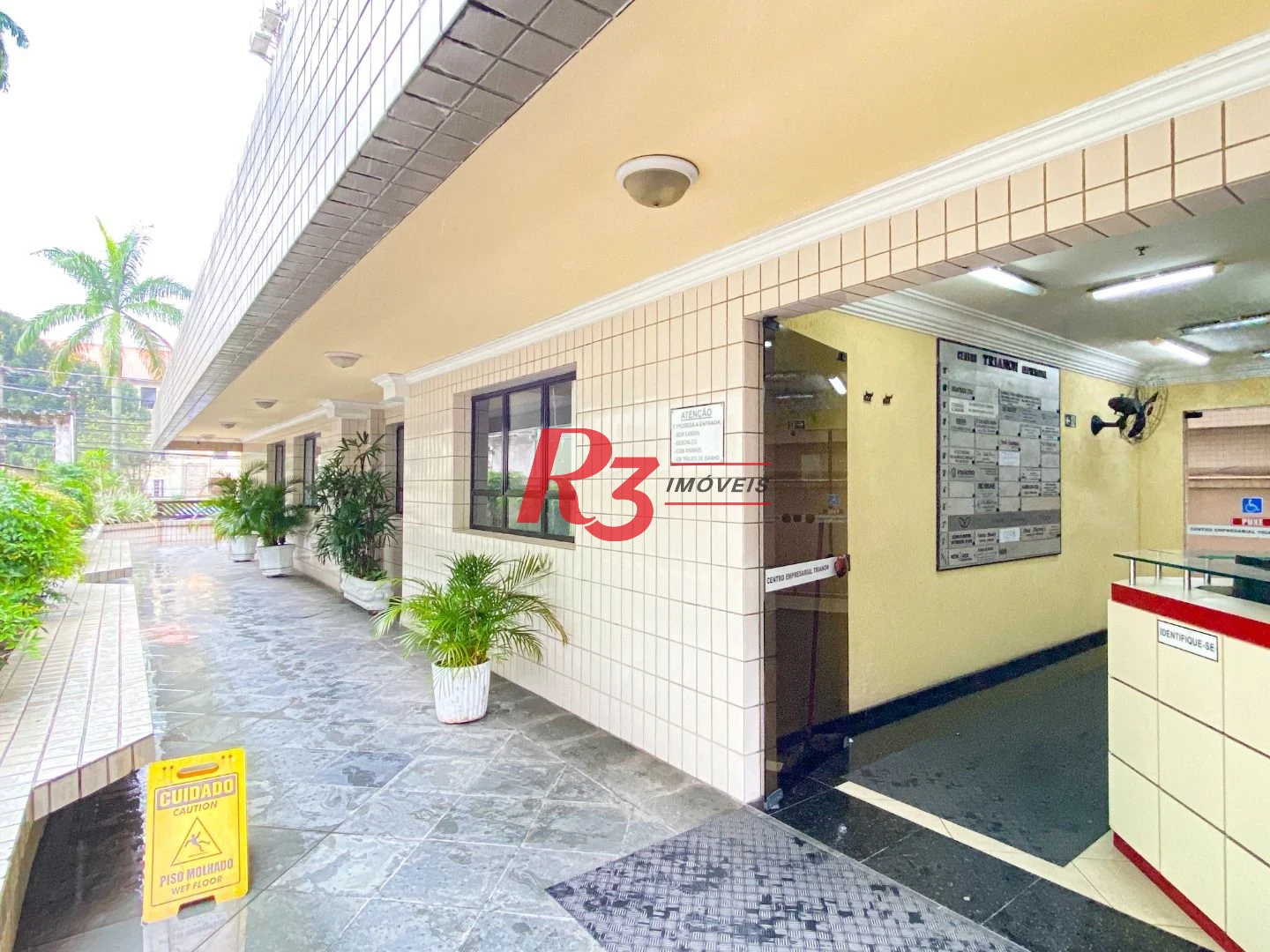 Sala para alugar, 44 m² por R$ 3.000,02/mês - Gonzaga - Santos/SP