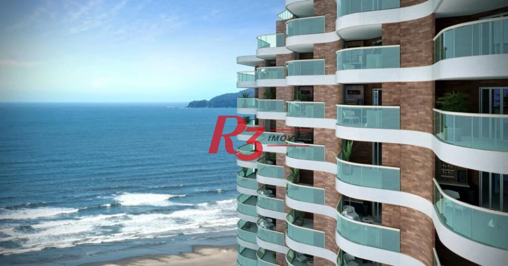 Flat com 1 dormitório para alugar, 45 m² por R$ 5.800,00/mês - José Menino - Santos/SP